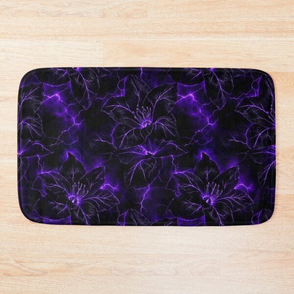 Item preview, Electric Violet Lightning Floral Pattern designed and sold by Owcomm.