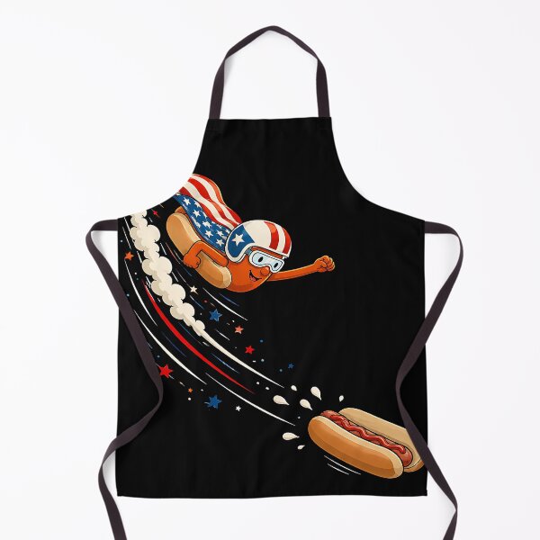 Item preview, Patriotic Flying Hot Dog designed and sold by FlutterDtealArt.