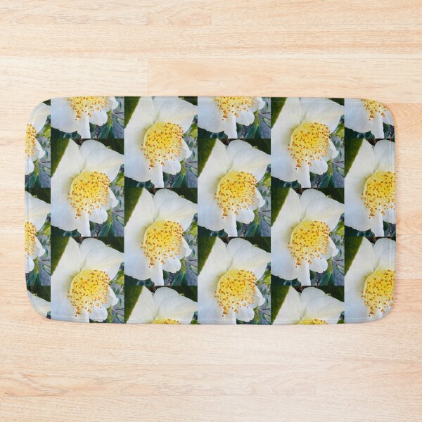 Item preview, Elegant White Camellia with Golden Stamens designed and sold by BalkanBloom.