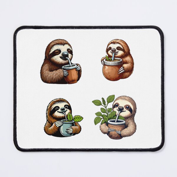 Item preview, Sloth Yerba Mate Sheet designed and sold by nrfbbagenes.