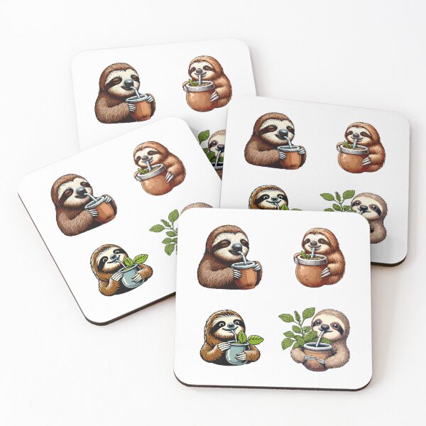 Item preview, Sloth Yerba Mate Sheet designed and sold by nrfbbagenes.