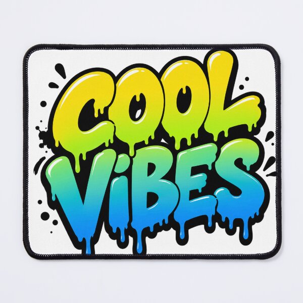 Item preview, Cool Vibes Retro Neon Typography Graphic designed and sold by the-dovlat.