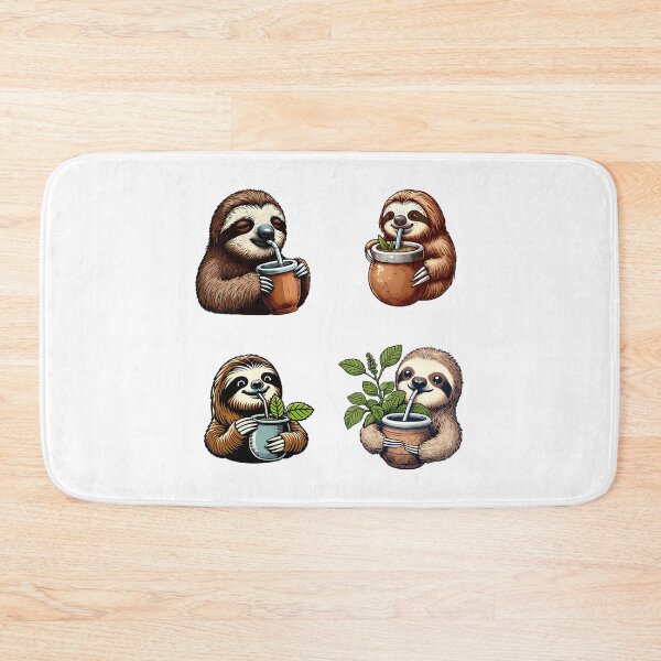 Item preview, Sloth Yerba Mate Sheet designed and sold by nrfbbagenes.