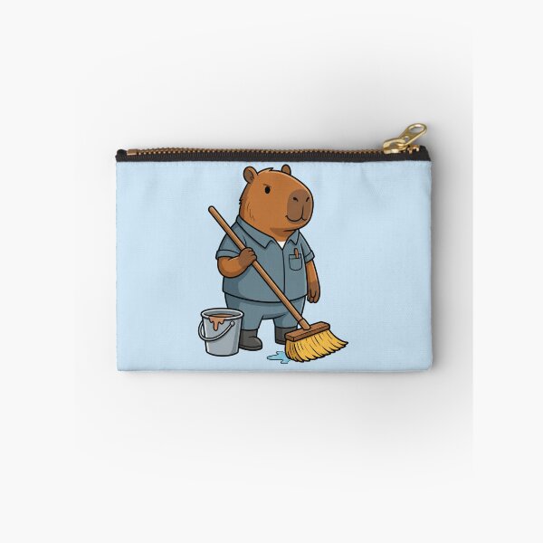 Item preview, Capybara School Janitor designed and sold by Ivy-Triggs.