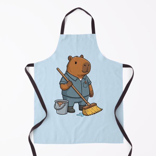 Item preview, Capybara School Janitor designed and sold by Ivy-Triggs.