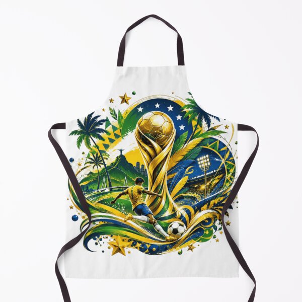 Item preview, Brazilian Football Spirit – Premium Tropical Soccer Art | Green Gold Champion Vibes designed and sold by Fashion-Kings0.