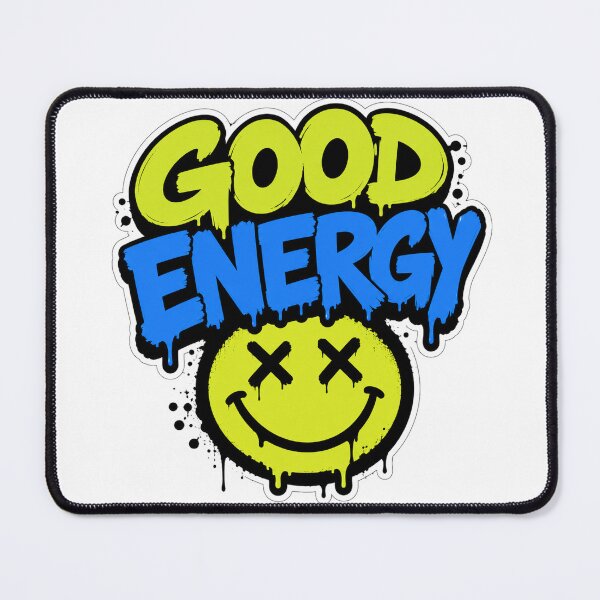 Item preview, Good Energy Smiley Face Street Art designed and sold by the-dovlat.