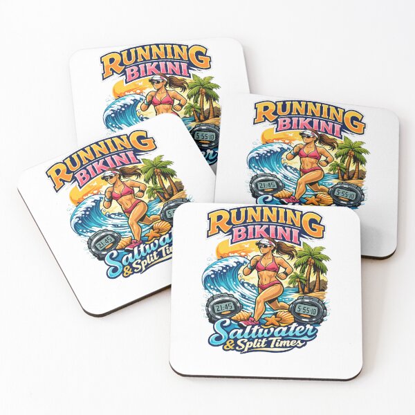Item preview, Saltwater & Split Times Running Bikini designed and sold by DPBTees70.