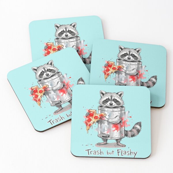 Item preview, Trash but Flashy Raccoon designed and sold by SoulPT.