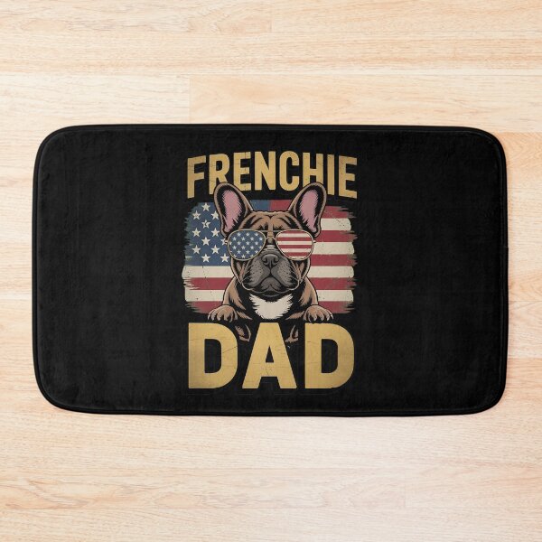 Item preview, Frenchie Dad American Flag Dog Graphic designed and sold by StranHabesre51.