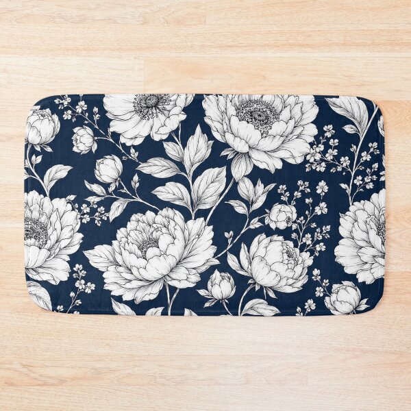 Item preview, Elegant White Peony Floral Pattern designed and sold by Owcomm.