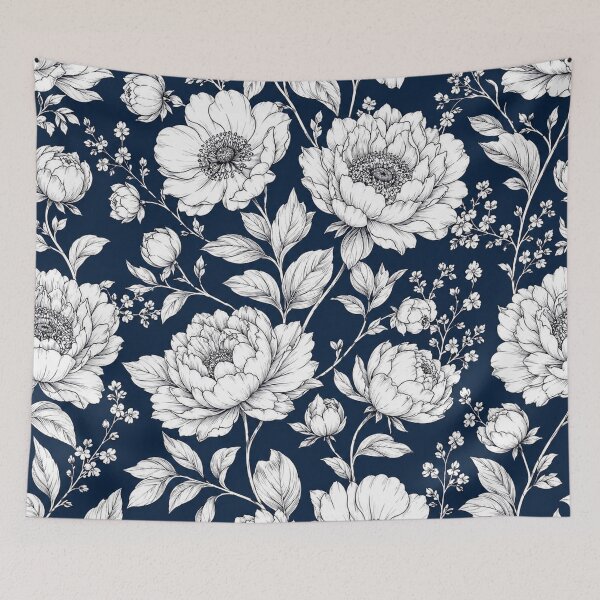 Item preview, Elegant White Peony Floral Pattern designed and sold by Owcomm.