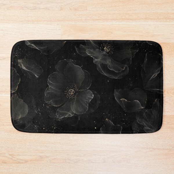 Item preview, Ethereal Black Floral Gold Dust designed and sold by Owcomm.