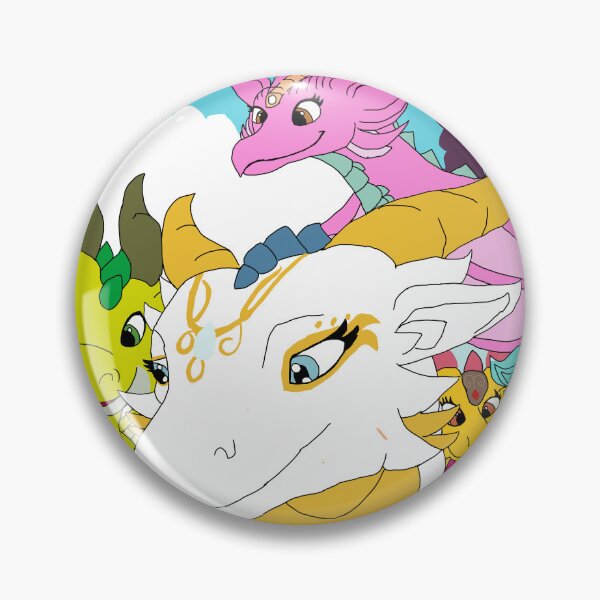 Artikelvorschau, Elandra und die Drachenelemente entworfen und verkauft von Clownbat’s Art Shop.