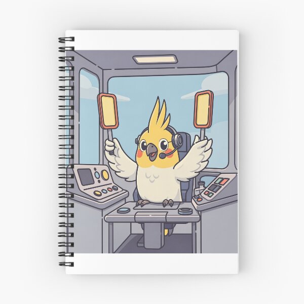 Item preview, Cockatiel Air Traffic Controller designed and sold by PictorialWhimsy.