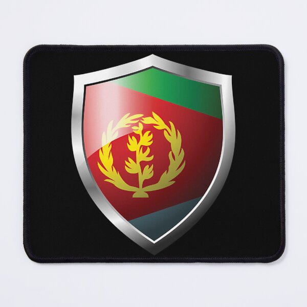 Item preview, Strong Eritrea Flag Shield Country designed and sold by thationchris.