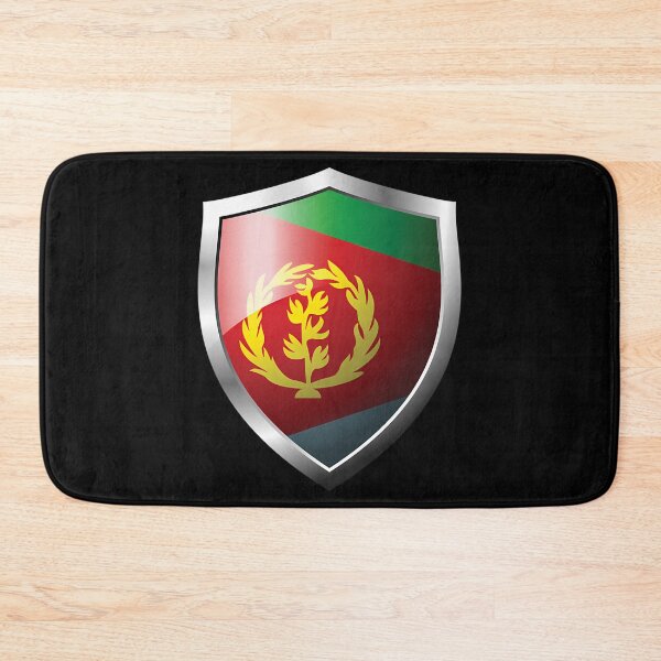 Item preview, Strong Eritrea Flag Shield Country designed and sold by thationchris.