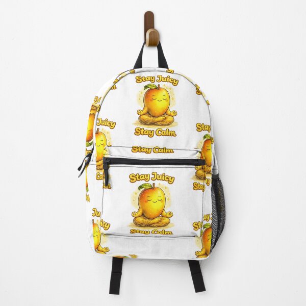 Item preview, Stay Juicy Stay Calm Meditating Mango Yoga Motivational Design designed and sold by irfanshikh.