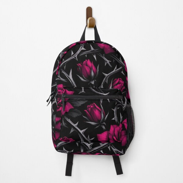 Item preview, Dark Pink Roses and Thorns Pattern designed and sold by Owcomm.
