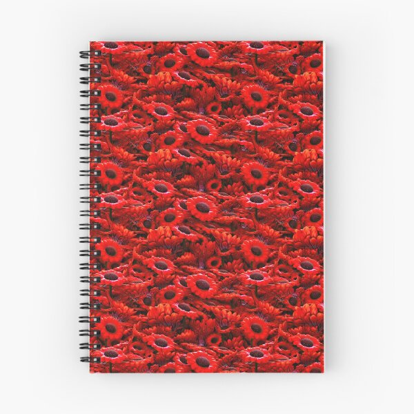 Item preview, Crimson Cellular Lotus – Organic Coral Pattern designed and sold by helgekerler.