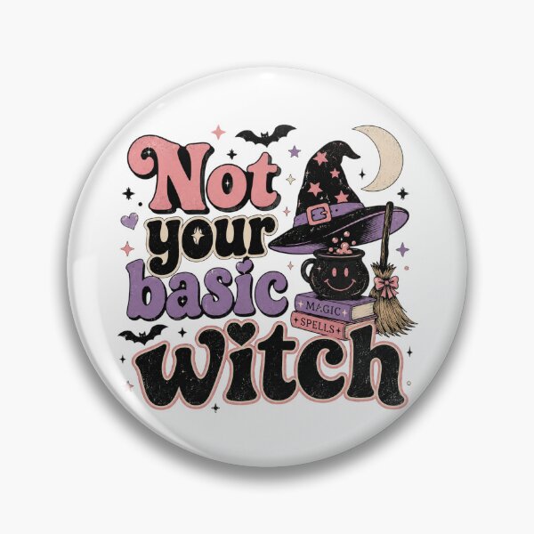 Item preview, not your basic witch designed and sold by Side Quest Co..
