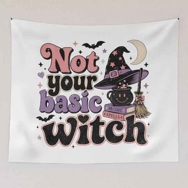 Item preview, not your basic witch designed and sold by Side Quest Co..