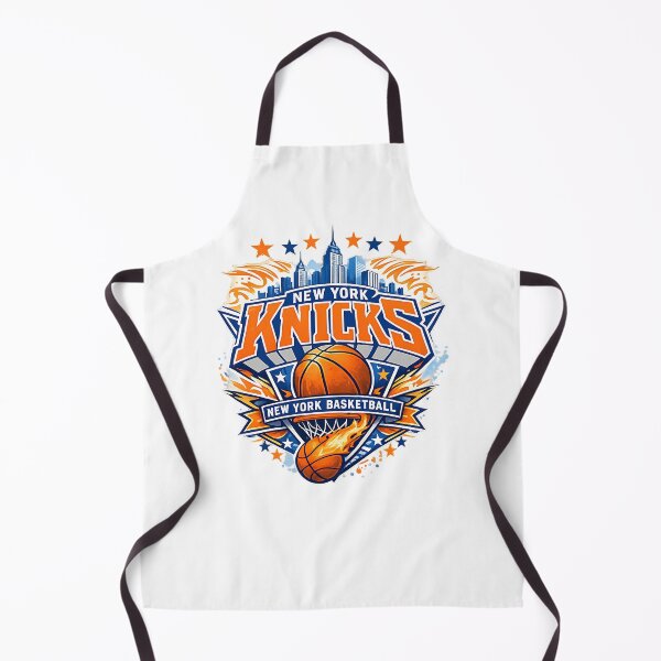 Item preview, New York Knicks Fire Basketball City Skyline designed and sold by Jaideep Walia.