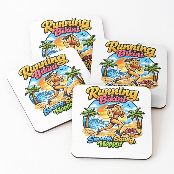 Item preview, Sweaty, Sandy, Happy! Running Bikini designed and sold by DPBTees70.