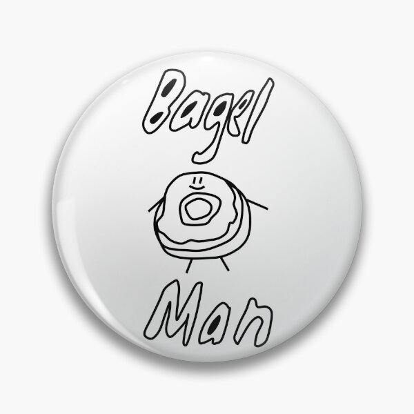 Item preview, bagel man designed and sold by floradoesstuff.