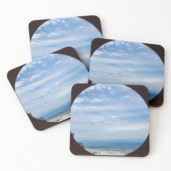 Item preview, Rainbow in the sky over the ocean photograph  designed and sold by Raineylanes.