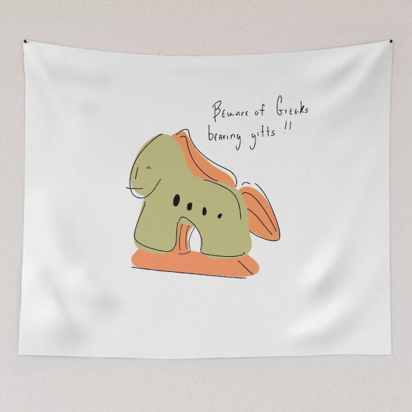 Item preview, Beware Of Greeks Bearing Gifts Trojan Horse designed and sold by PeaceTypo.
