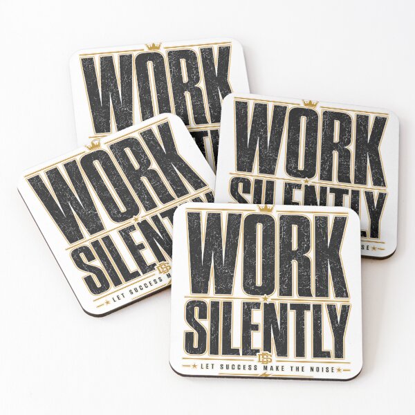Item preview, Work Silently Success Motivation Quote designed and sold by the-dovlat.