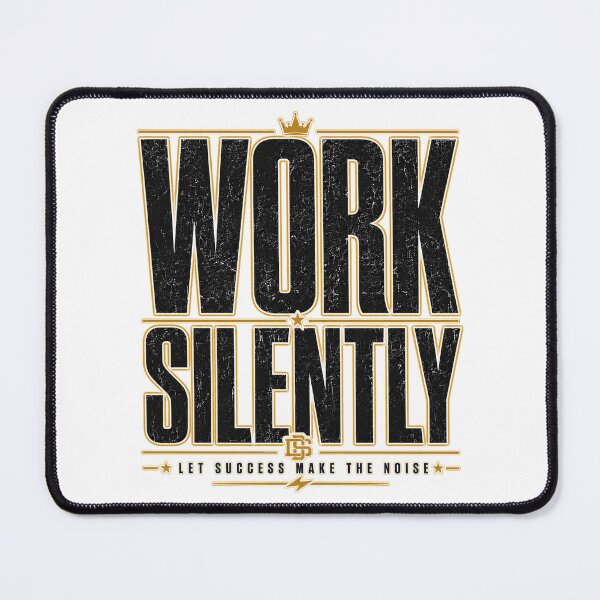 Item preview, Work Silently Success Motivation Quote designed and sold by the-dovlat.