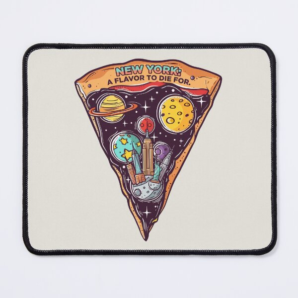 Item preview, New York Pizza Galaxy Outer Space Skyline designed and sold by Amir Faysal.
