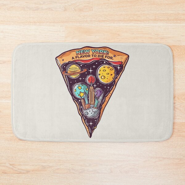 Item preview, New York Pizza Galaxy Outer Space Skyline designed and sold by Amir Faysal.