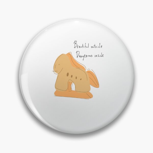 Item preview, Beautiful Outside Dangerous Inside Trojan Horse designed and sold by PeaceTypo.