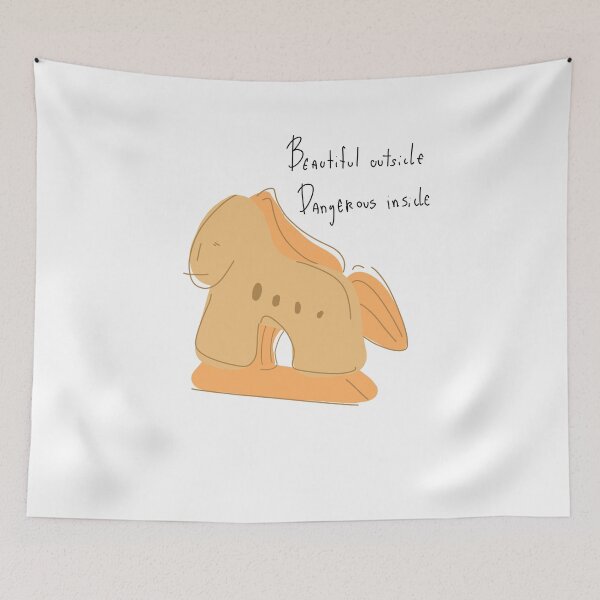 Item preview, Beautiful Outside Dangerous Inside Trojan Horse designed and sold by PeaceTypo.
