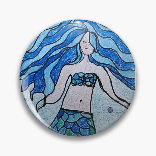 Item preview, Mystical Blue world with mermaids and angels designed and sold by Raineylanes.