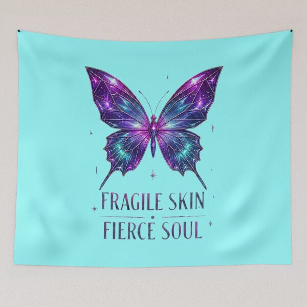 Item preview, Fragile Skin Fierce Soul  designed and sold by VivaStencil.