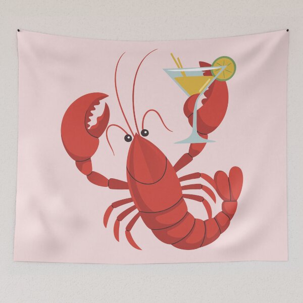 Item preview, Lobster Martini Case for Summer Seafood Cocktail Design designed and sold by Colorfulman.