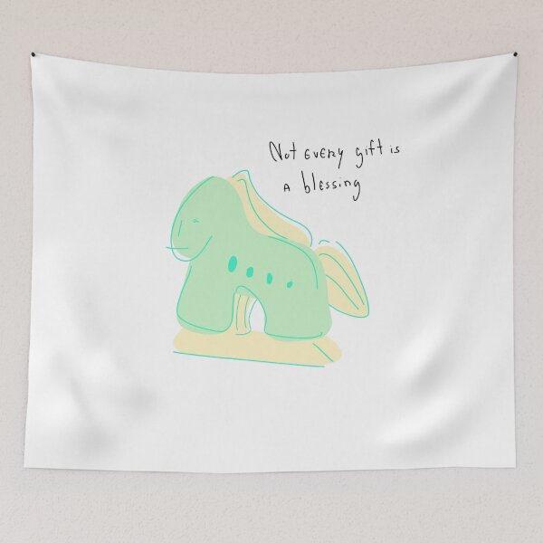 Item preview, Not Every Gift Is A Blessing Trojan Horse designed and sold by PeaceTypo.