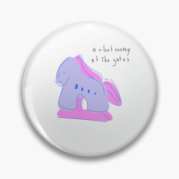Item preview, Silent Enemy At The Gates Trojan Horse designed and sold by PeaceTypo.