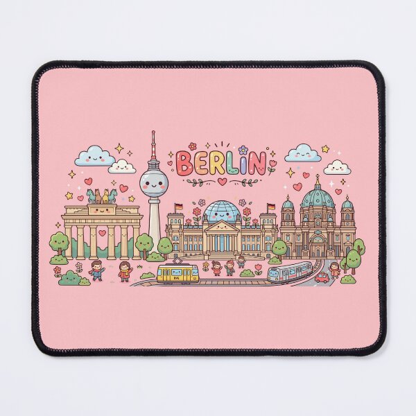 Item preview, Cute Kawaii Berlin Skyline designed and sold by Amir Faysal.