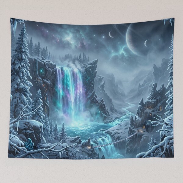Item preview, A luminous winter world on the edge designed and sold by Sigtrix.
