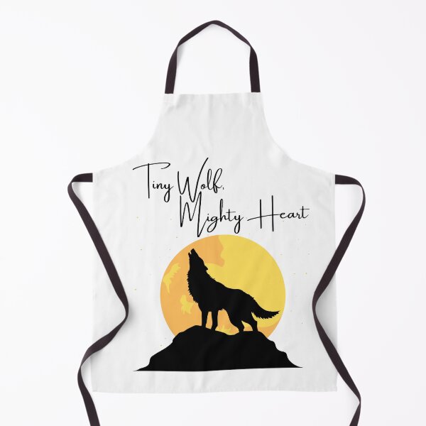 Item preview, Tiny Wolf, Mighty Heart – Cute Wolf Graphic Design designed and sold by CoreThread..