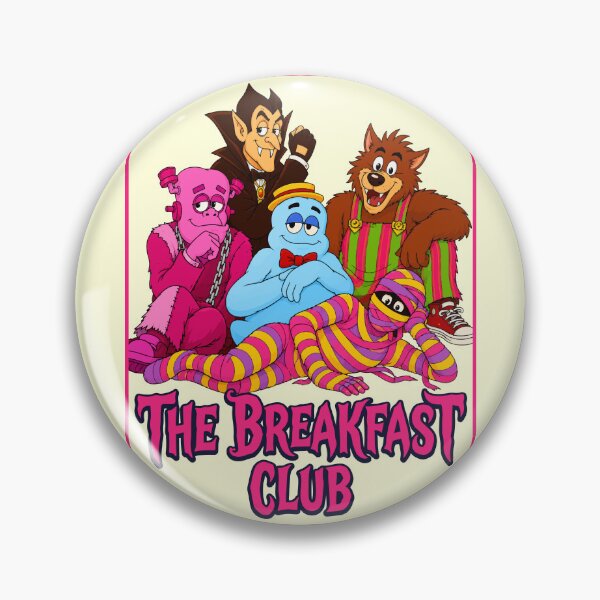 Item preview, The Breakfast Club Monster Cereal 80s Movie Parody with Retro Mascots designed and sold by TobinHood.
