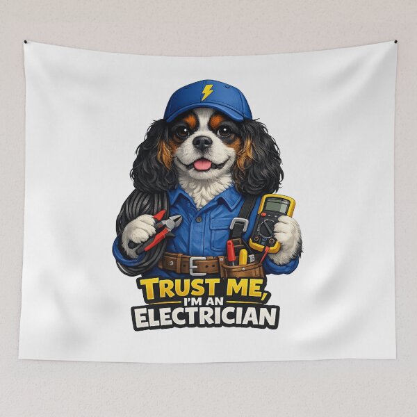 Item preview, Trust Me, I'm an Electrician Tri Cavalier designed and sold by SpottyRainbow.