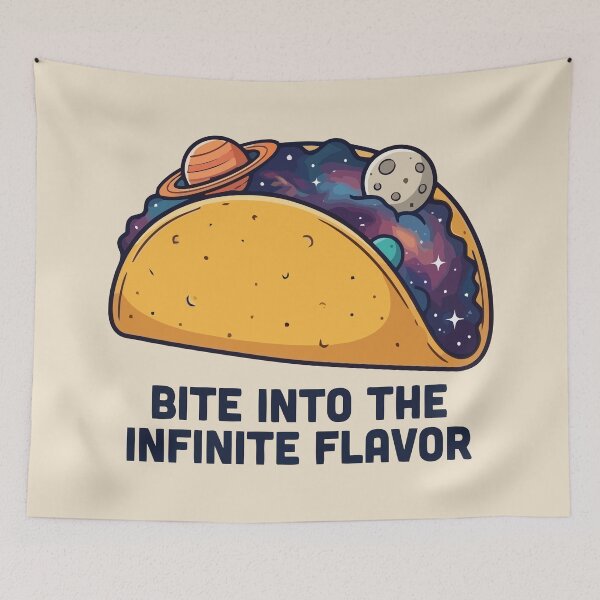 Item preview, Cosmic Space Taco Infinite Flavor Galaxy designed and sold by Amir Faysal.