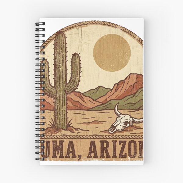 Item preview, Yuma Arizona Desert - Vintage Western Cactus Design designed and sold by ShirtsUp-Lane.