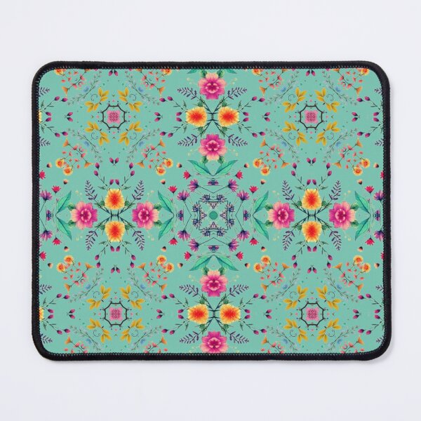 Item preview, Seamless Botanical Kaleidoscope Pattern - Colorful Floral Mandala designed and sold by DreamsArtwear.
